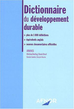 Dictionnaire du développement durable | Brodhag, Christian