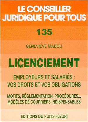 Licenciement - Employeurs et salariés | Madou, Geneviève