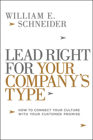 Lead Right for Your Company's Type | Schneider, William E.