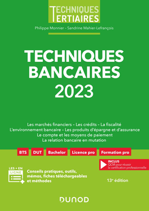 Techniques bancaires 2023 | Monnier, Philippe
