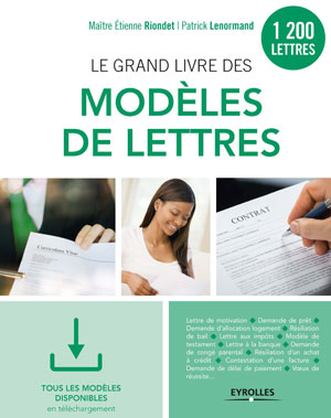 Le grand livre des modèles de lettres | Riondet, Etienne