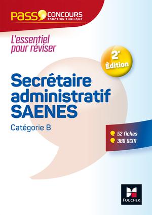 Pass'Concours - Secrétaire administratif-SAENES - Catégorie B - Entrainement et révision | Bonhivers, Nadine