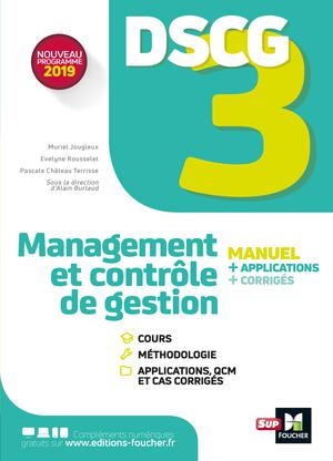 DSCG 3 - Management et contrôle de gestion - Manuel et applications | Château Terrisse, Pascale