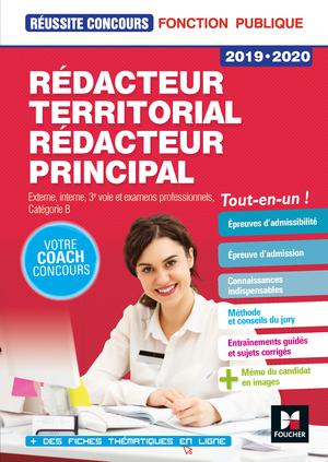 Réussite Concours - Rédacteur territorial/Rédacteur principal - 2019-2020 - Préparation complète | Rapatout, Bruno
