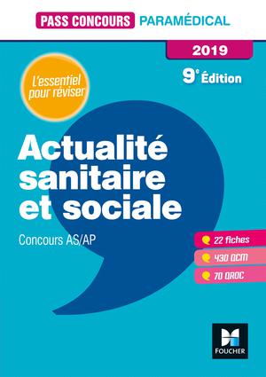 Pass'Concours Actualité sanitaire et sociale - AS-AP 2019 - Révision et entraînement | Moignau, Anne-Laure