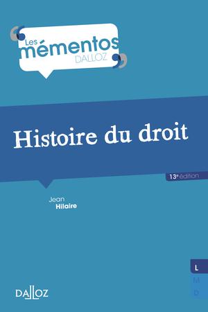 Histoire du droit | Hilaire, Jean