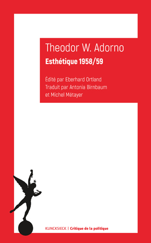 Esthétique 1958/59 | Adorno, Theodor Wiesengrund