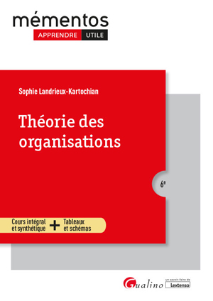 Théorie des organisations | Landrieux-Kartochian, Sophie
