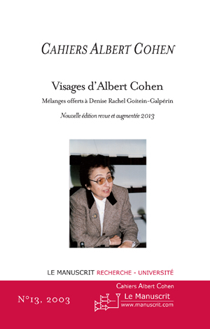 Cahiers Albert Cohen N°13 | Zard, Philippe