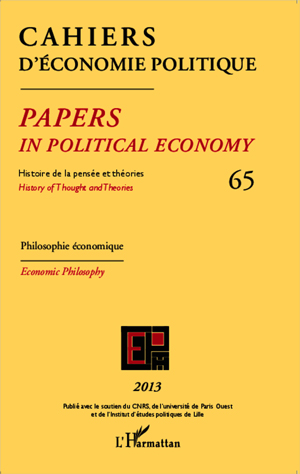 Cahiers d'économie politique | Pignol, Claire