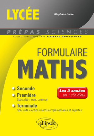 Formulaire Lycée - Maths | Daniel, Stéphane