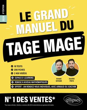 Le Grand Manuel du TAGE MAGE – N°1 DES VENTES – Édition 2024 | Pinto, Joachim