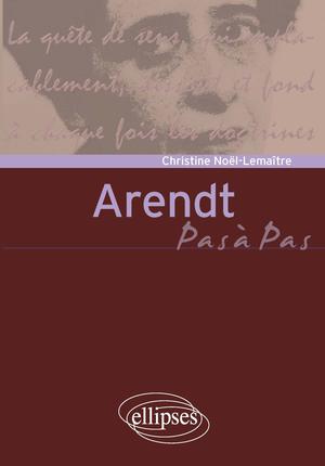 Arendt | Noël-Lemaître, Christine