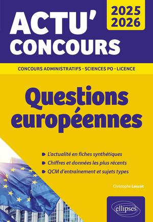 Questions européennes 2025-2026 | Lescot, Christophe