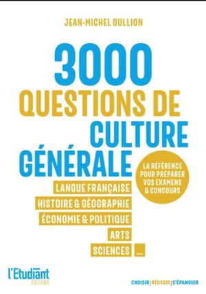 3000 QCM de culture générale | Oullion, Jean-Michel