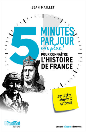 5 minutes par jour pour connaître l'histoire de France | Maillet, Jean