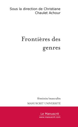 Frontières des genres | Chaulet Achour, Christiane