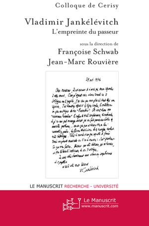 Vladimir Jankélévitch | Schwab, Françoise