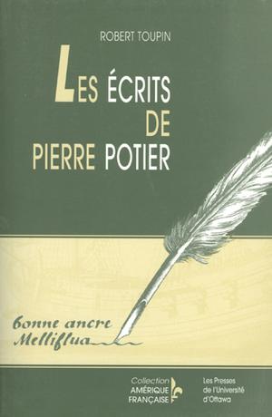Les Écrits de Pierre Potier | Potier, Pierre