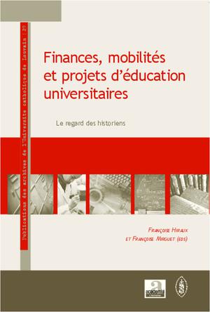 Finances, mobilités et projets d'éducation universitaires | Mirguet, Françoise