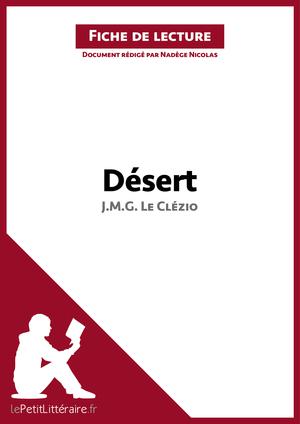Désert de J. M. G. Le Clézio (Fiche de lecture) | Nicolas, Nadège