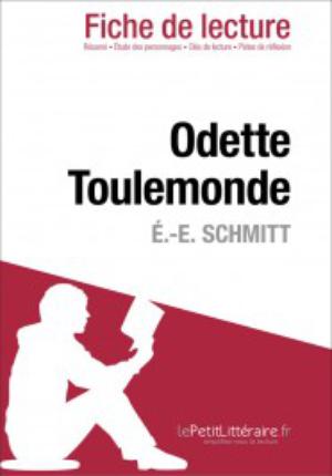 Odette Toulemonde d'E.-E. Schmitt (Fiche de lecture) | Maudoux, Marie-Hélène