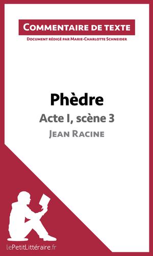 Phèdre de Racine - Acte I, scène 3 | Schneider, Marie-Charlotte