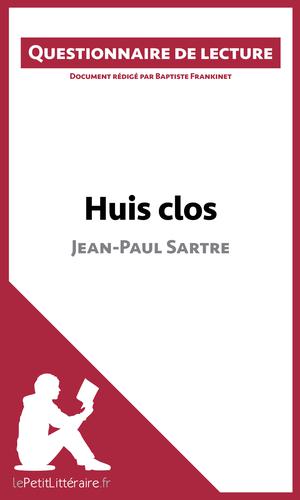Huis clos de Jean-Paul Sartre | Frankinet, Baptiste