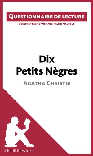 Dix Petits Nègres d'Agatha Christie | Maudoux, Marie-Hélène