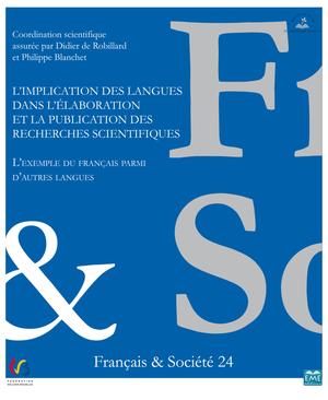 L'implication des langues dans l'élaboration et la publication des recherches scientifiques | Collectif