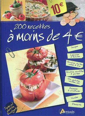 200 recettes à moins de 4 euros | Collectif