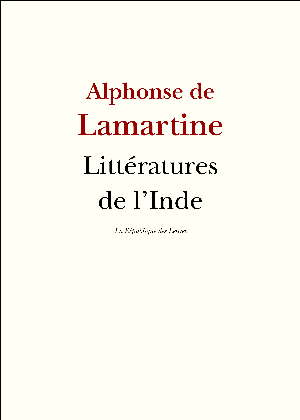 Littératures de l'Inde | Lamartine, Alphonse de
