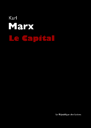 Le Capital | Marx, Karl