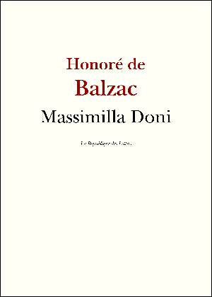 Massimilla Doni | Balzac, Honoré de