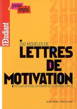 200 modèles de lettres de motivation | Engelhard, Jean-Marc