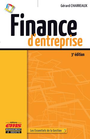 Finance d'entreprise | Charreaux, Gérard