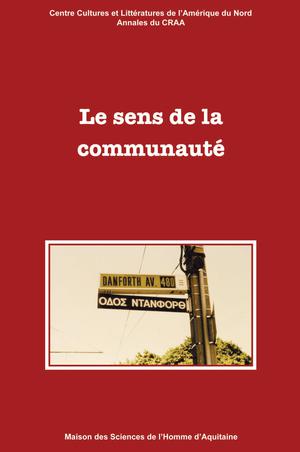 Annales du CRAA n°30 - Le sens de la communauté | Grandjeat, Charles-Yves