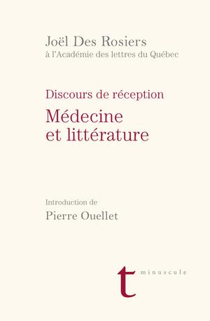 Discours de réception à l'Académie des lettres du Québec | Des Rosiers, Joël