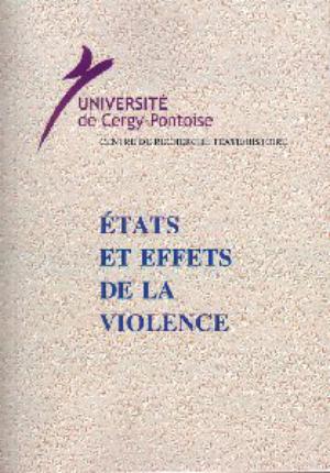 Etats et effets de la violence | Chaulet-Achour, Christiane