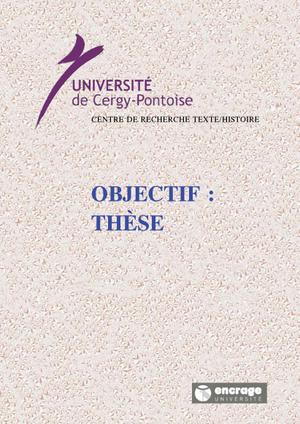 Objectif | Université de Cergy-Pontoise