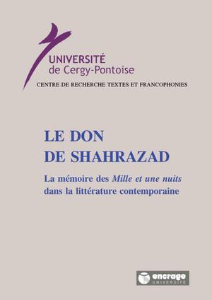 Le don de Shahrazad | Université de Cergy-Pontoise
