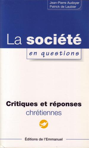 La société en questions | Audoyer, Jean-Pierre