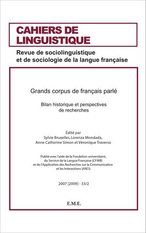 Grand Corpus de français parlé | Bruxelles, Sylvie