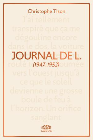Journal de L. | Tison, Christophe