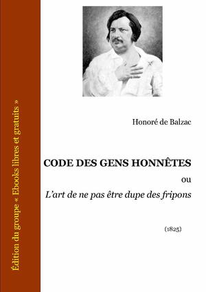 Code des gens honnêtes | Balzac, Honoré de