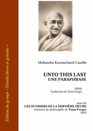 Unto this last | Gandhi, Mohandas Karamchand