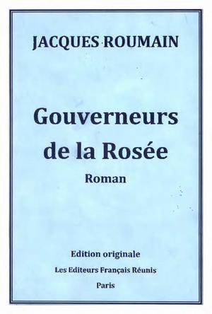 Gouverneur de la Rosée | Roumain, Jacques