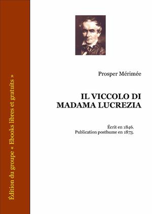 Il viccolo di Madama Lucrezia | Mérimée, Prosper