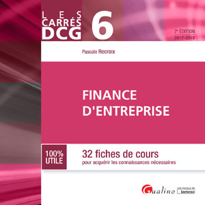 Dcg 6 Finance Dentreprise 32 Fiches De Cours Pour - 