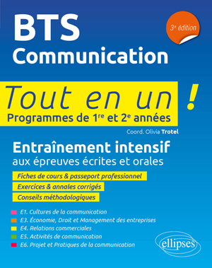 BTS tertiaires - CEJM - Culture économique, juridique et managériale : En  fiches et entraînements - ScholarVox Management